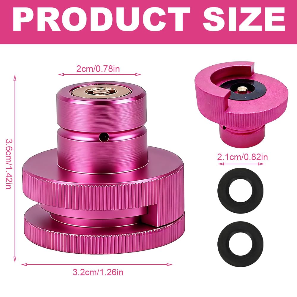 Quick Connect Adapter für CO2 Soda, Soda Quick Connect Adapter, Kompatibel mit Duo/Art/Terra Sprudelwasserbereiter, Quick-Adapter für Anschluss de Original CO2-Zylinder mit Trapezgewinde TR21-4