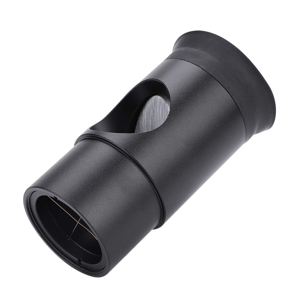 Oculaire de Visée 1,25 Pouce en Alliage d'Aluminium - Collimation Optique pour Télescope Astronomique - Accessoire Noir