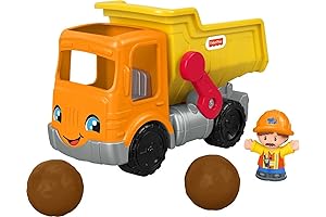 Fisher-Price Little People Toddler Construction Toy Work Together Dump Truck