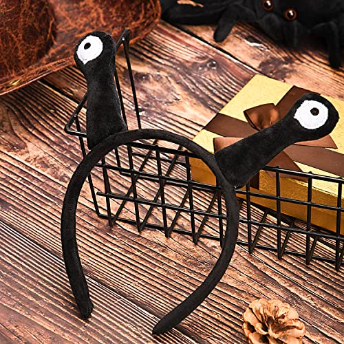 Lezevn 2 Pieces Snail Antenna Plush Headband Snail Costume Accessories Masquerade Party Cosplay Fancy Dress Photo Props - Image 3
