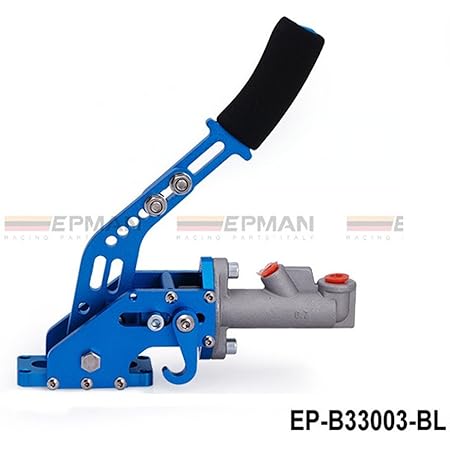 Amazon Com Epman Ep B33003 Bl Aluminum Universal Hydraulic Drift E Brake Racing Handbrake Lever Vertical Hand Brake Blue Automotive