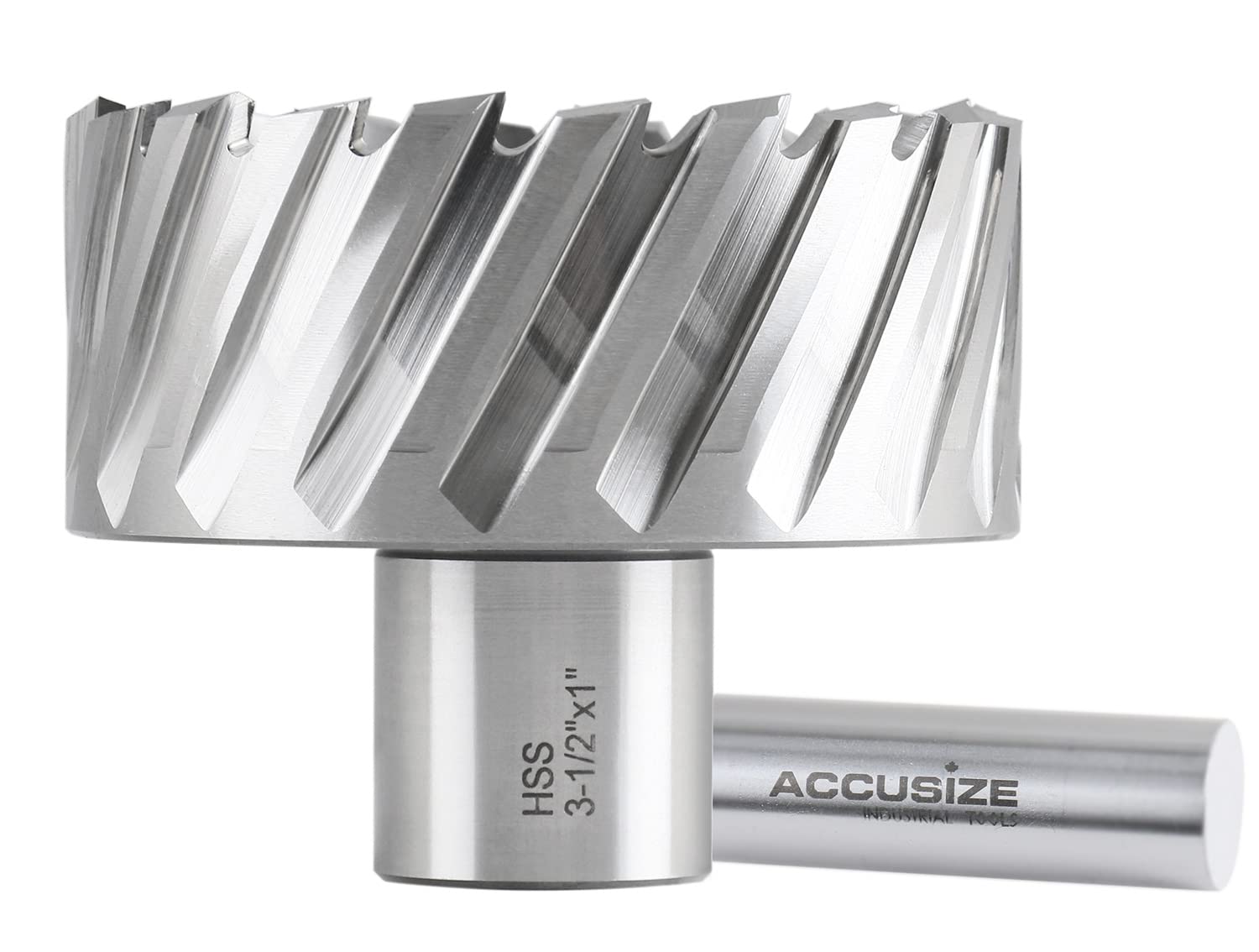 Accusizetools – HSS punta da trapano 3 – 1/5,1 x 2,5 cm, profondità di taglio con 1 – 1/10,2 cm Shank, # 2080 – 2061