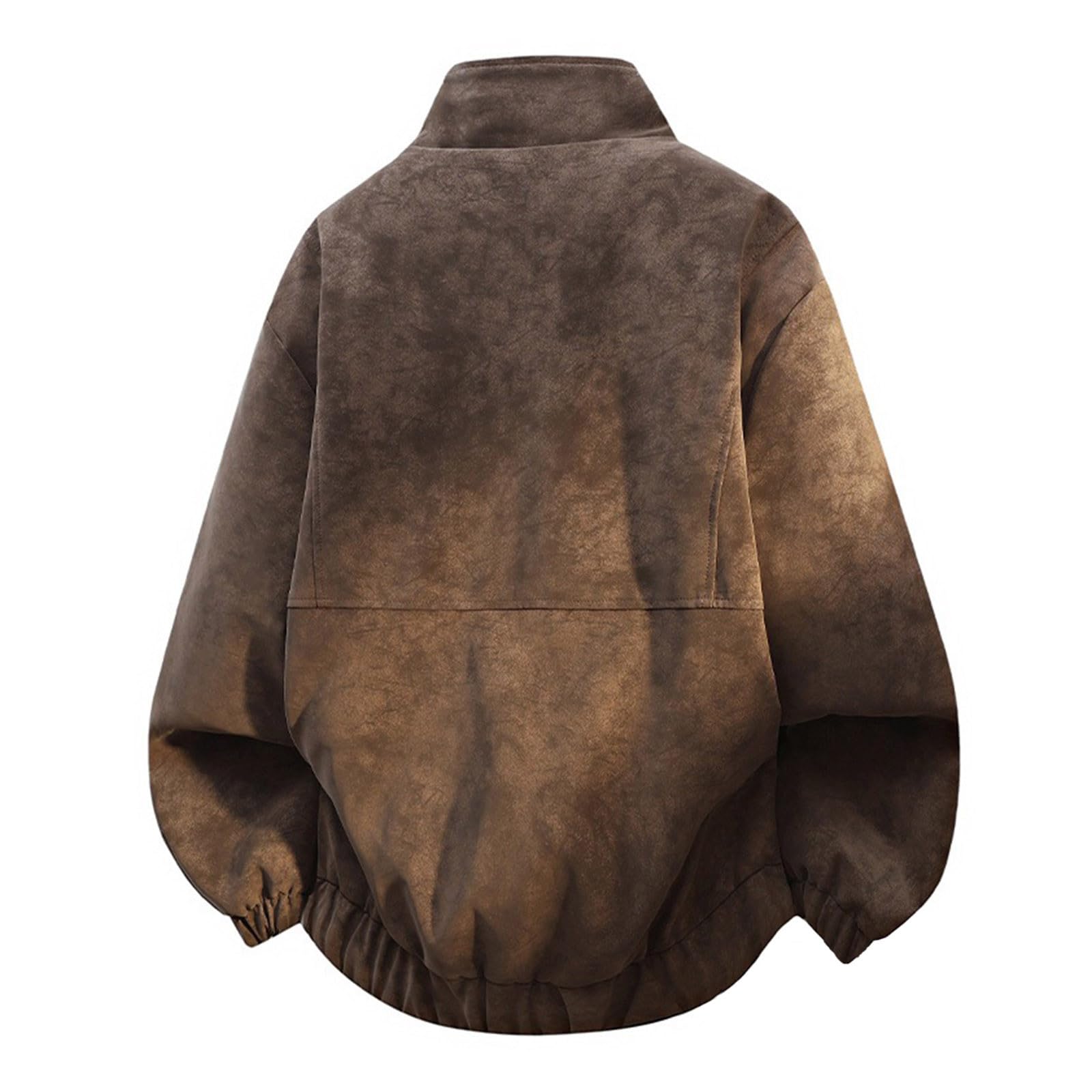 Giacca Uomo Casual Invernale, Giubbotto Imbottito con Colletto Alto e Chiusura Zip, Capospalla Caldo Antivento, Giacca Moda Quotidiana per Città Viaggio Tempo Libero