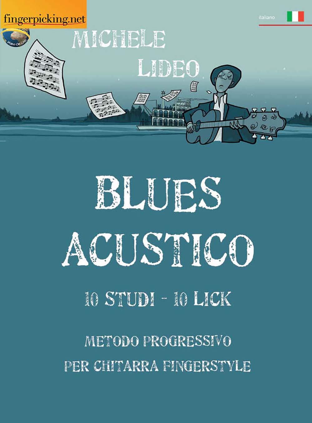 Blues Acustico 10 Studi de guitare pour maîtriser le rythme et les licks