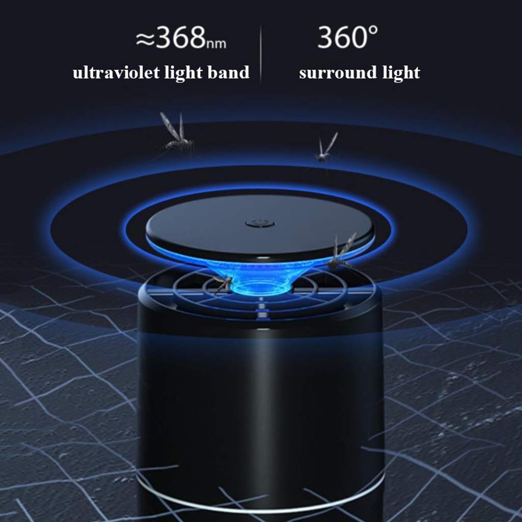 Pułapka na komary, lampa na komary – lampa na komary UV, bezgłośna, bezpieczna, nietoksyczna, odstraszająca komary USB, lampa LED do sypialni, kuchni i jadalni
