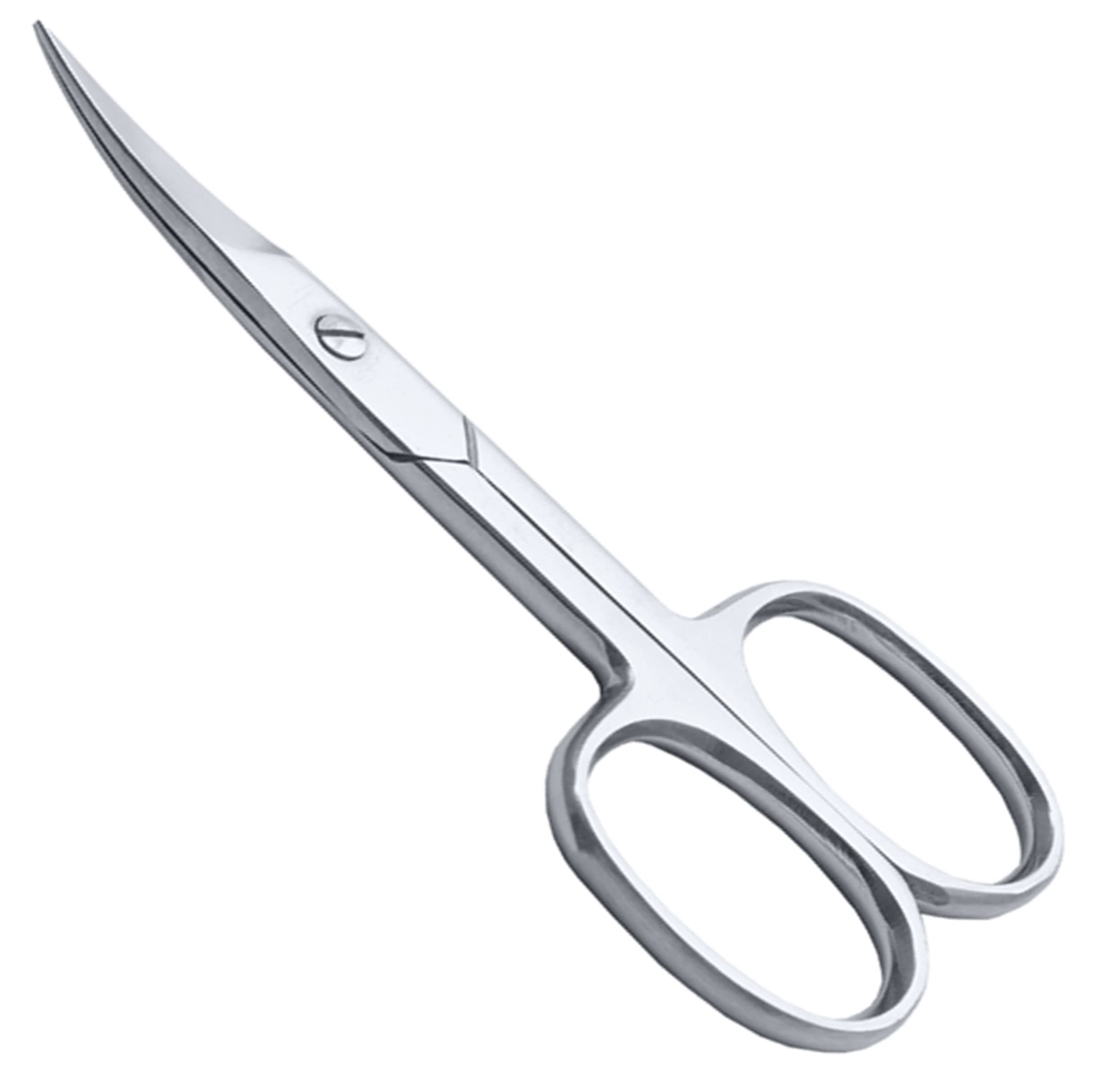 ME MAXEQUIPCuticle Nail Scissors Curved Blade Professional Stainless Steel Beauty Scissors, for Manicure Pedicure, Eyebrows, Nose, Hair Trimming Beauty Grooming Thick Toenails Women Men