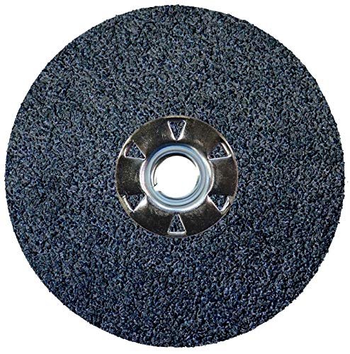 Image of Weiler 62053 Wolverine Zirconia Alumina Resin Fiber Sanding & Grinding Disc, 4-1 /2 inch Diameter, 36 Grit, 5 /8 inch - 11 Hub (Pack of 25)