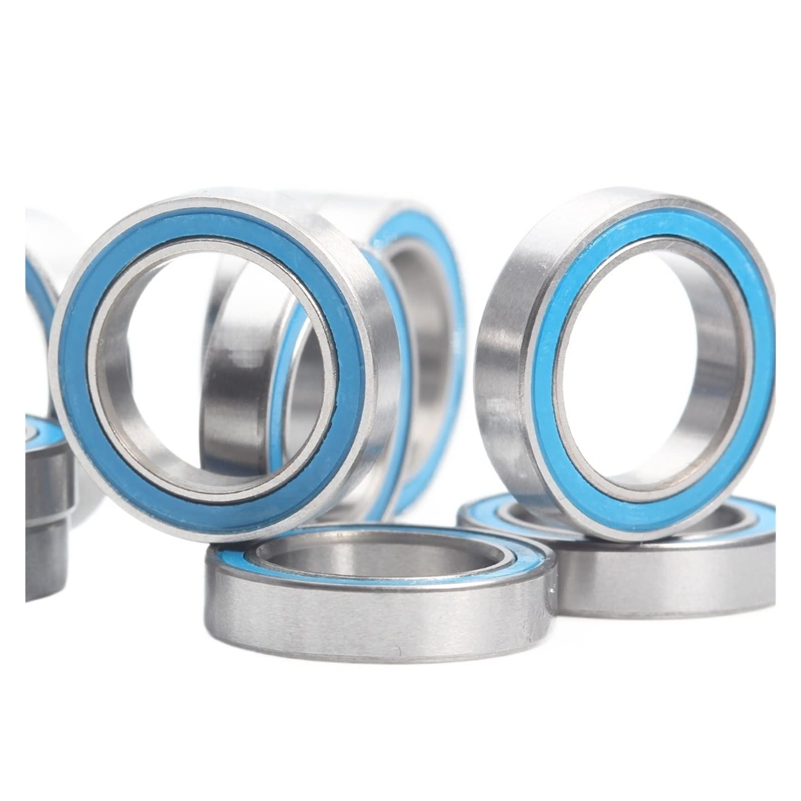 Piezas de Equipos mecánicos de rodamientos de Bola 10 Uds 6701RS rodamiento 12x18x4mm ABEC-3 rodamientos de Bolas 6701-2RS Azul Sellado