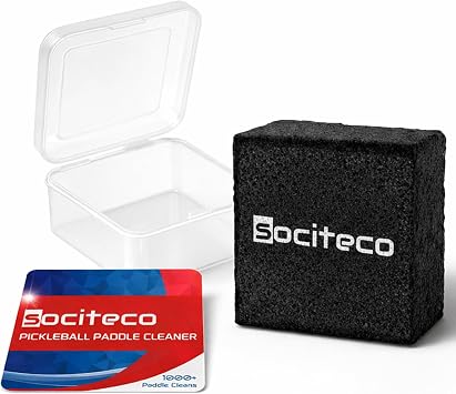 SOCITECO Pickleball Paddle Eraser, Carbon Fiber Pickleball Paddle Cleaner