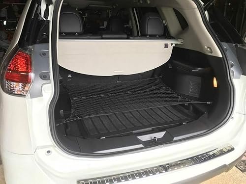 Miniatura 4 de Red de carga organizadora de maletero trasero para Nissan Rogue 2008-2020  Red de carga estilo piso para SUV  Organizador de maletero de coche