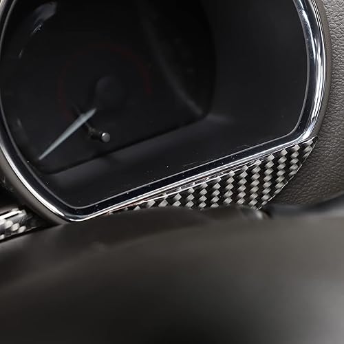 Miniatura 5 de LLKUANG Para Toyota Highlander 2009 2010 2011 2012 2013 fibra de carbono real 3D adhesivo tablero tablero marco interior accesorios de coche