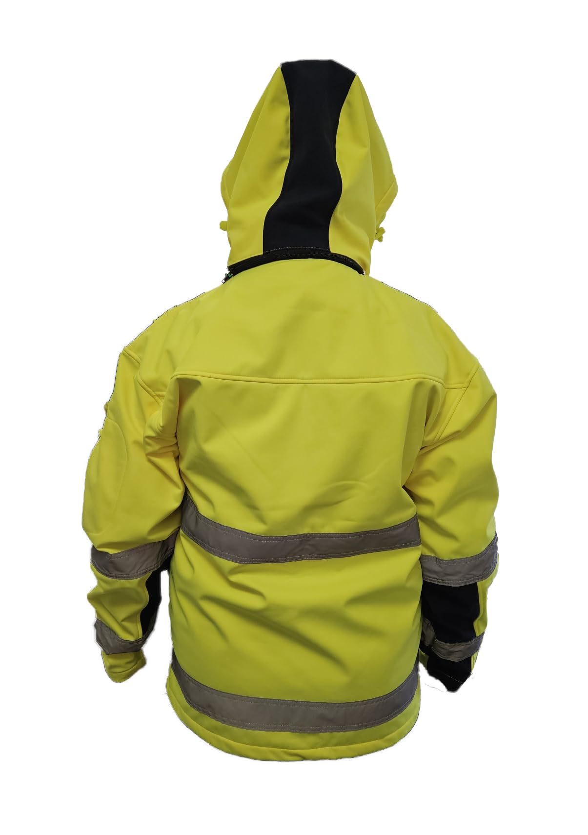 SNOW HAWK Softshell Arbeitsjacke isoliert Membran wasserdicht 3.000 winddicht atmungsaktiv 3.000 Kapuze Outdoor isoliert Hi-Vis Funktionale Winter Jacke herren reflektierende Damen Gelb