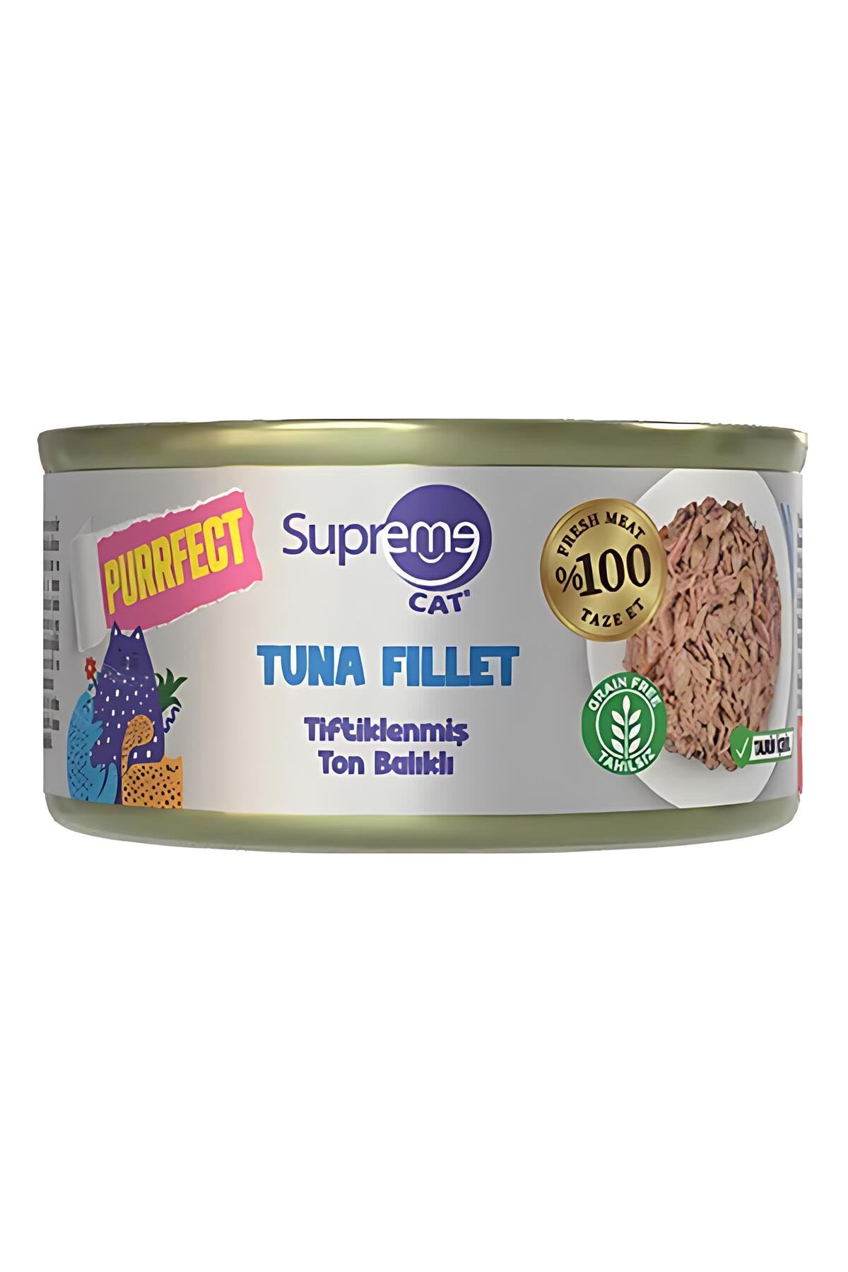 Supreme Cat Purrfect Tavuk Göğsü & Karidesli Yaş Kedi Maması,…