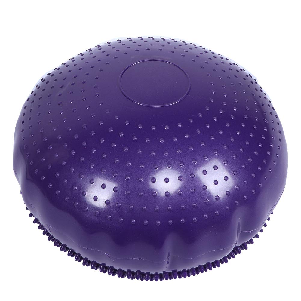Cuscino Gonfiabile Yoga per Equilibrio e Stabilit¨¤ Disco Wobble Sedile per Migliorare Forza Postura Esercizi Allenamento
