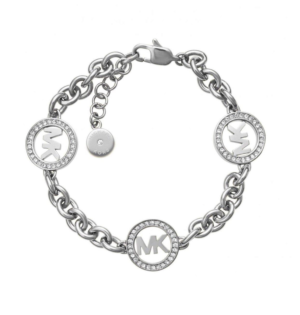 mk silver bracelet