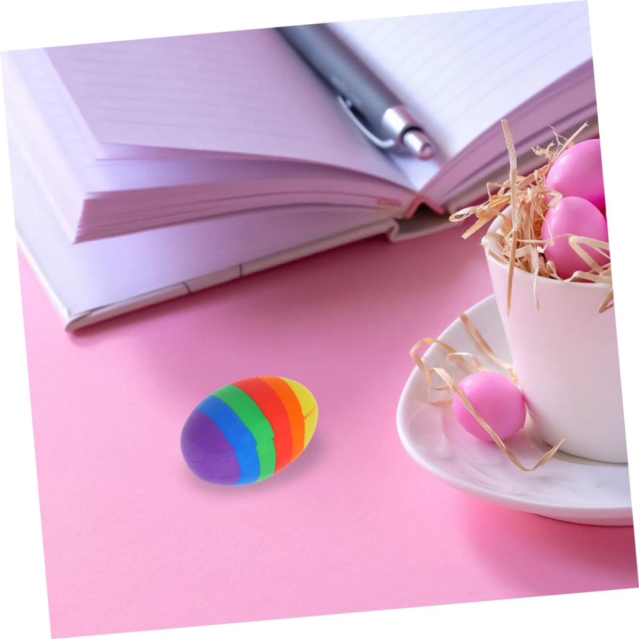 30 Ostern Mini Radiergummis Niedliche Eier Radierer für Klassenzimmerpreise und Lehrmaterialien Kreative Schreibwaren für Schule und Büro