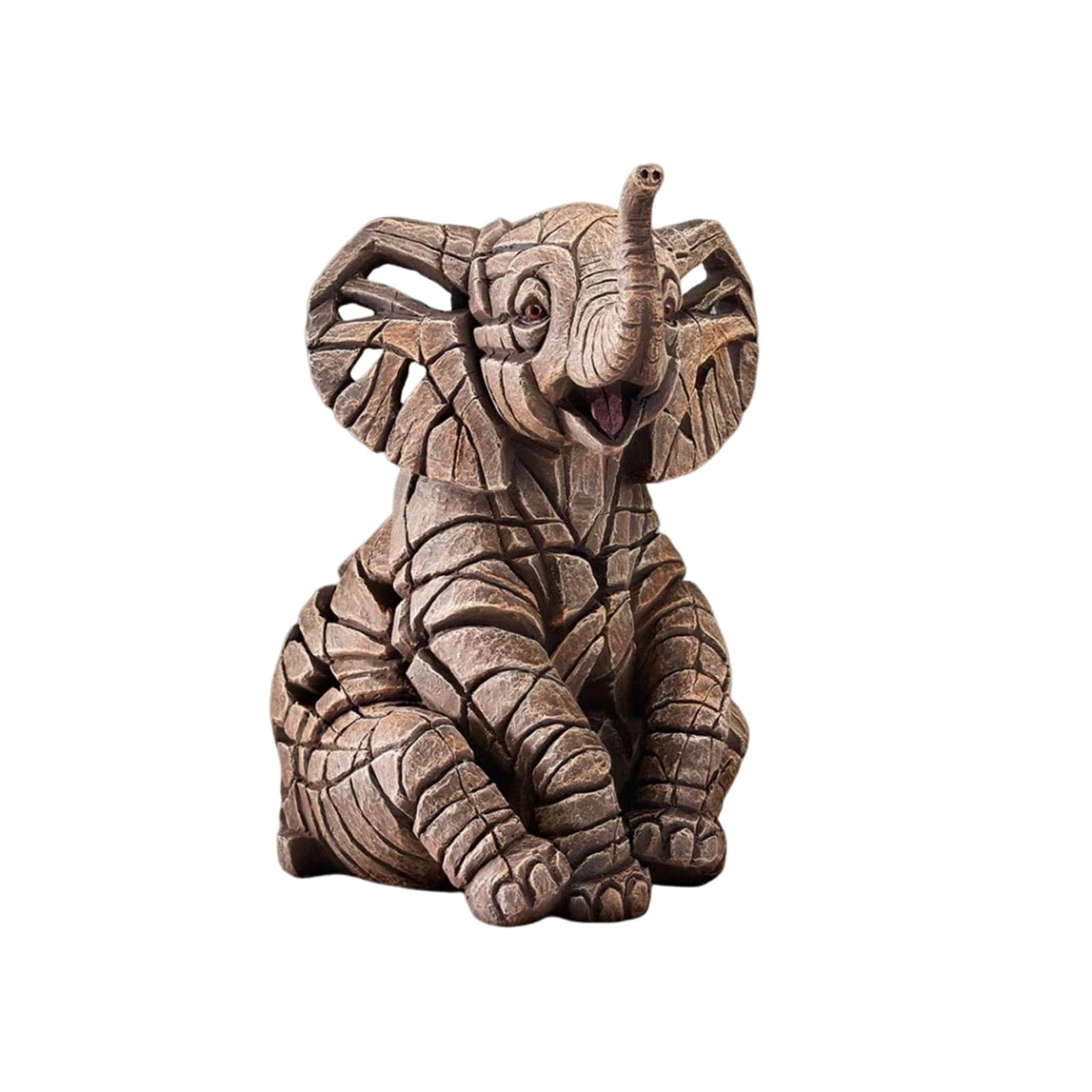 Lawaia Resin Statue for Home Decor Animal Sculpture Living Room Decor Art Figurine Decorative Statues Abstract Ornament Figurine Gift for Home And Office(elephant)