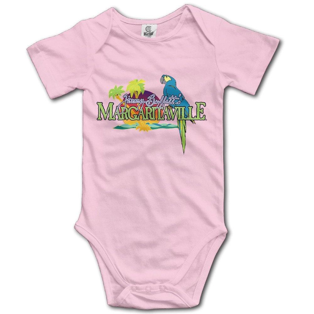 SDIFJDO Jimmy Buffett Margaritaville Logo Baby Climbing Clothes Bodysuit