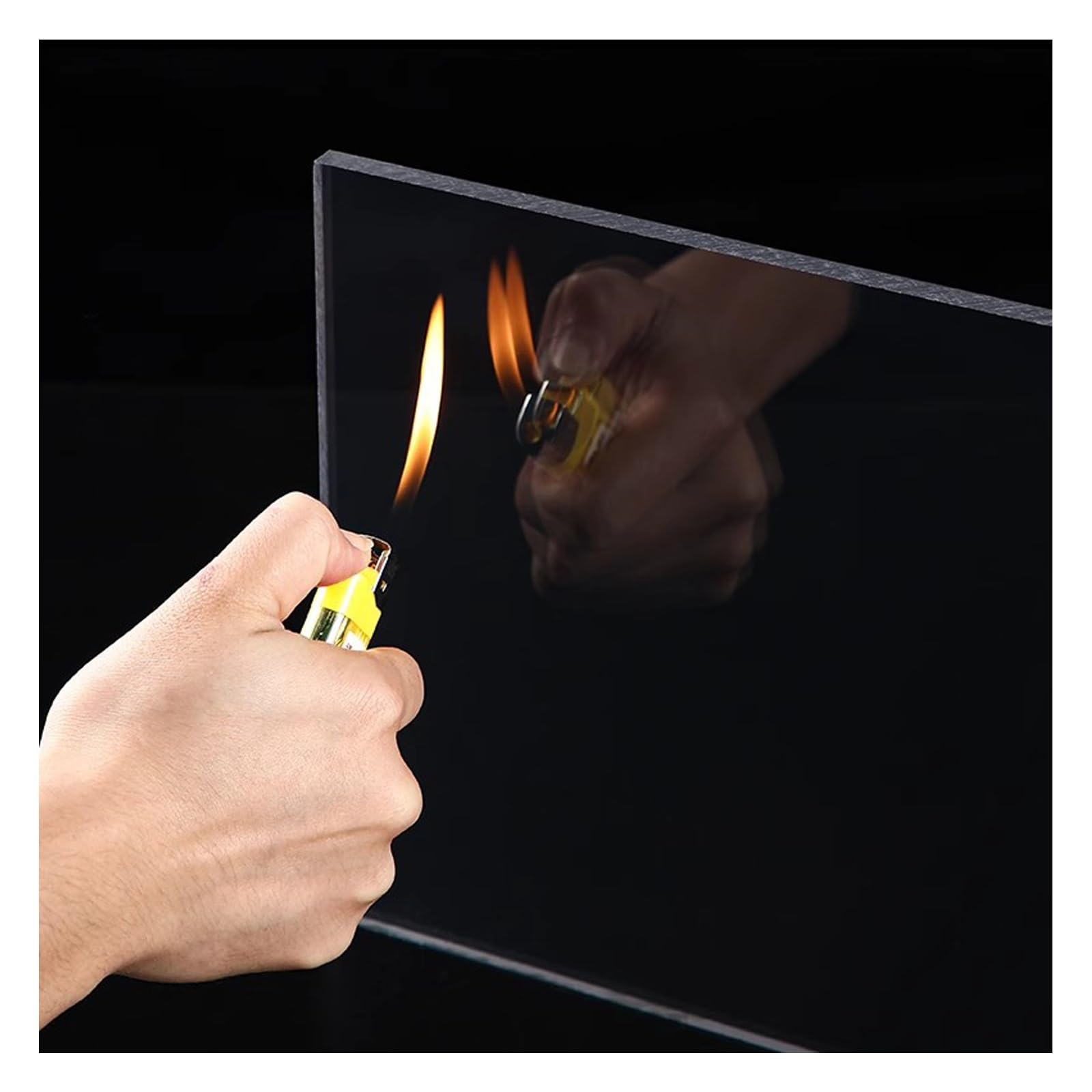 Placas de Policarbonato de 0,3 cm de Grosor, Lámina de Plástico PVC, Lámina de Acrílico Transparente, para Agricultura, Invernaderos(50x300cm)