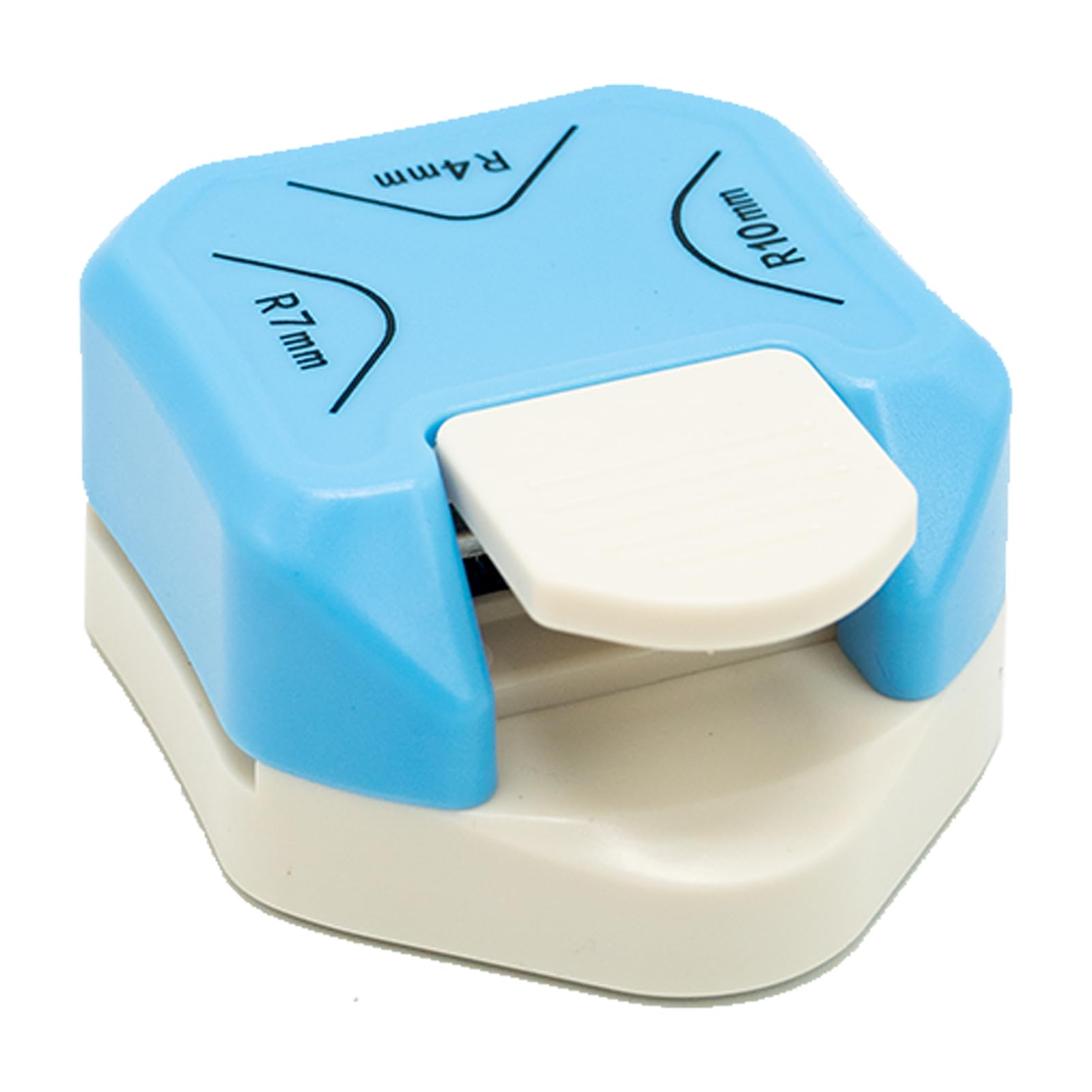 LAMXD 3 in 1 Corner Rounder Punch, Hole Punch 3 Way Corner Cutter with Hole Paper Puncher and Loose Leaf Binder Ring,Laminate,DIY Crafts,Card Making and Scrapbooking Crafting Handmade Activity #Blue