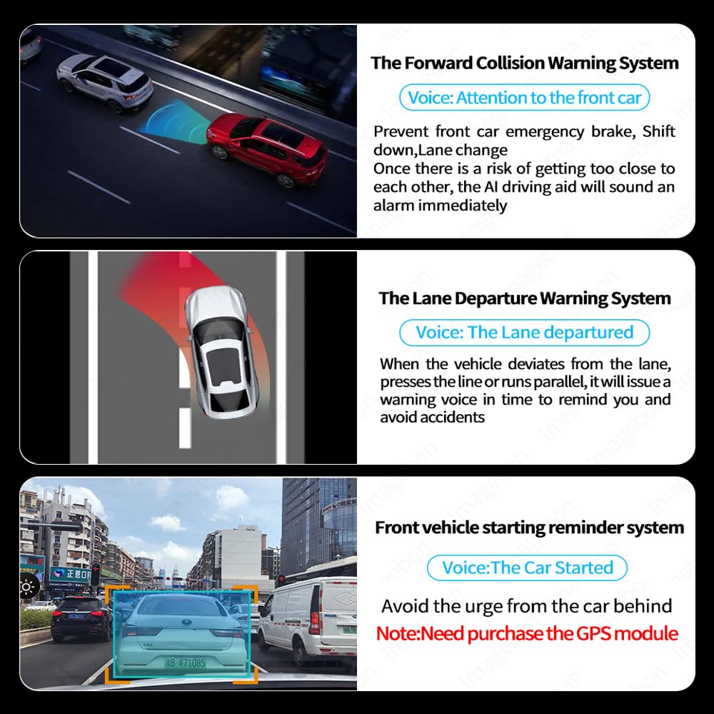 Radio de Coche inalámbrica portátil Apple Carplay con Android Auto Pantalla táctil IPS HD de 9,3" Pantalla CarPlay portátil con cámara Trasera Bluetooth Control de Voz Siri DVR
