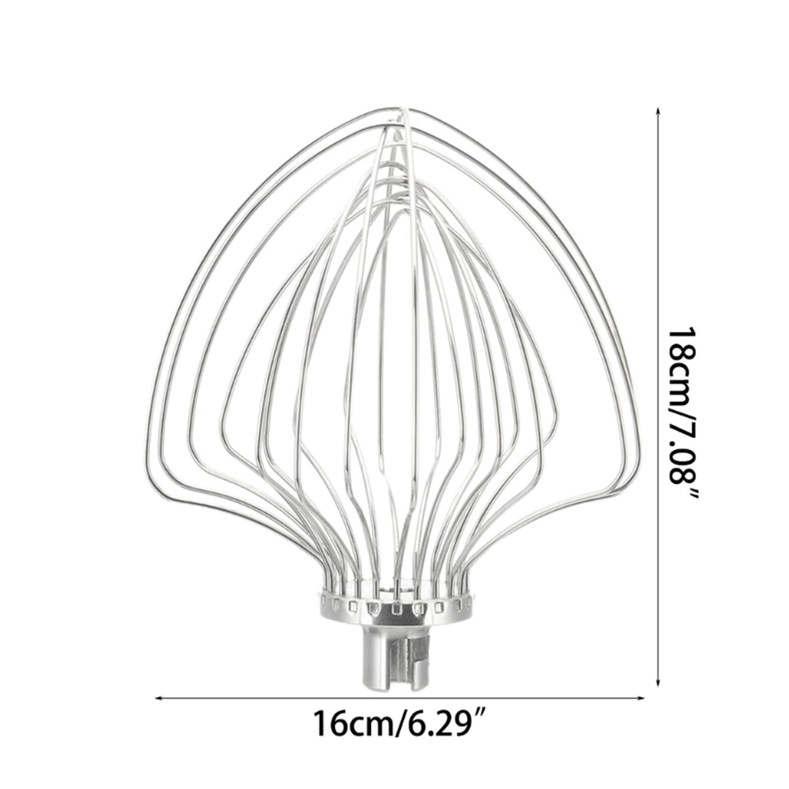 Genérico Batidor de Alambre, Compatible con KitchenAid