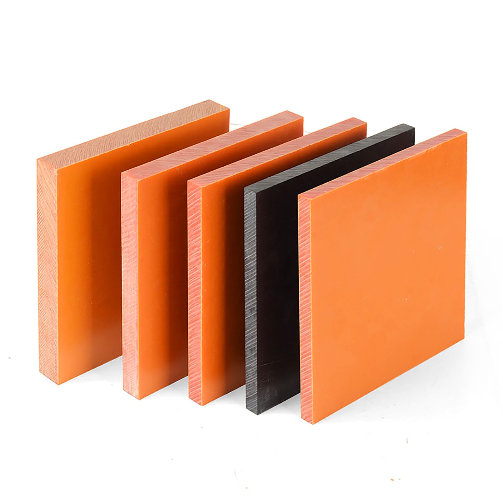 COYOUCO Pannello Elettrico di Isolamento Bachelite Foglio Fenolico Laminato Materie Prime per Laboratorio E Fai da Te, 400X400mm, 1Pcs, Spessore 2-10Mm,10mm
