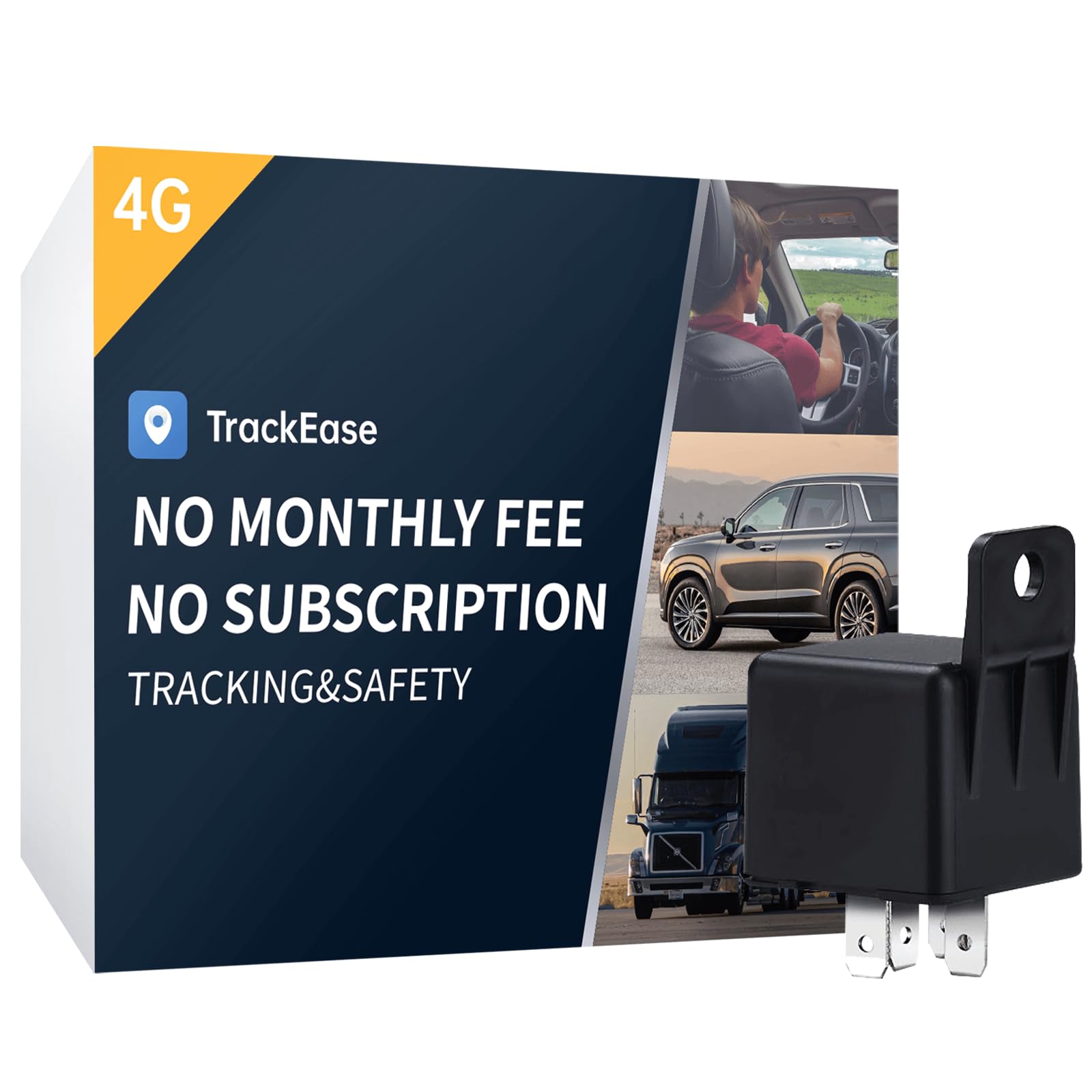 2 in 1 Remote Kill Switch & GPS Tracker for Vehicles No Monthly Fee