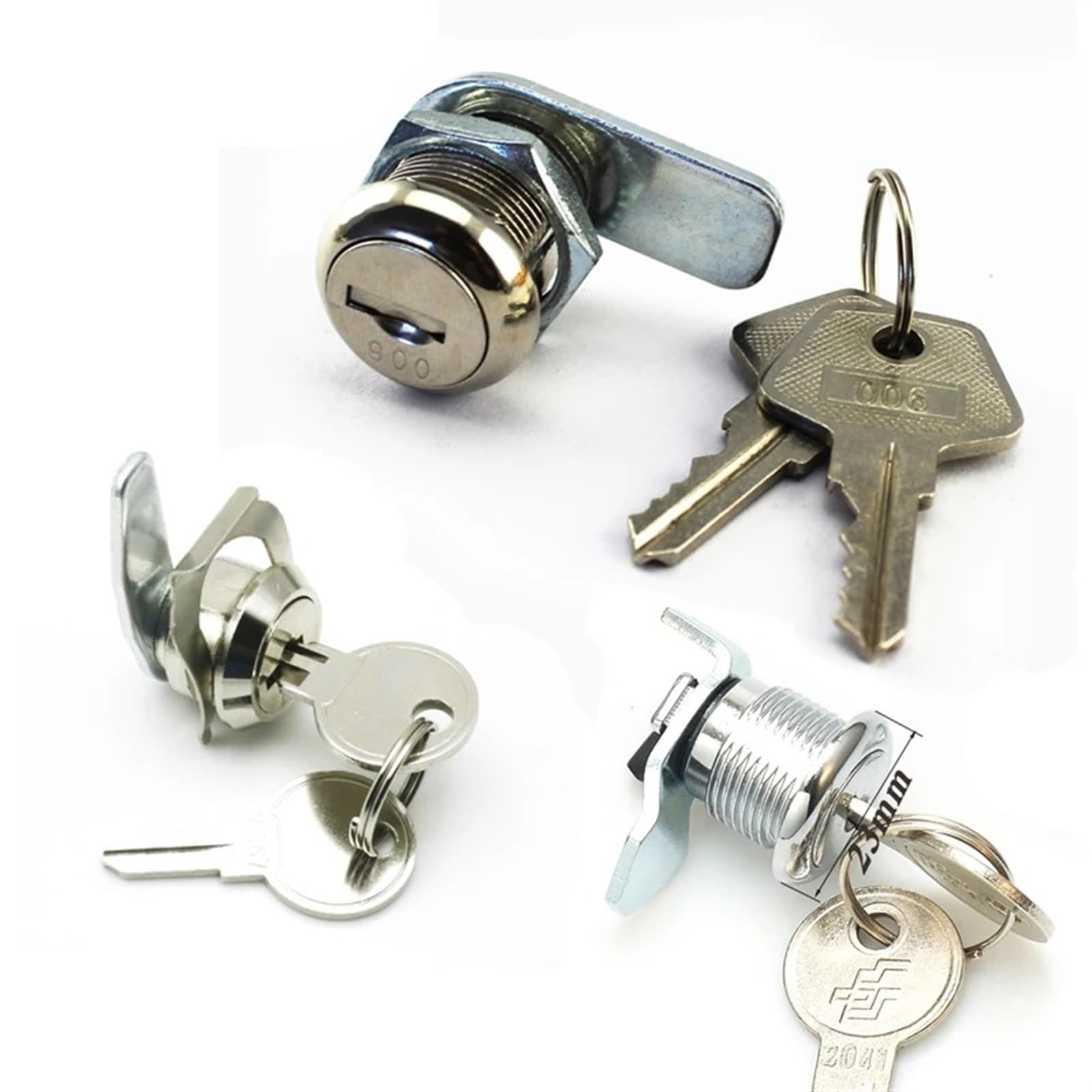 Cash Box Cam Lock for POS Machine Drawer DIY Furniture Hardware 1015 1Pcs(B - Different Key)
