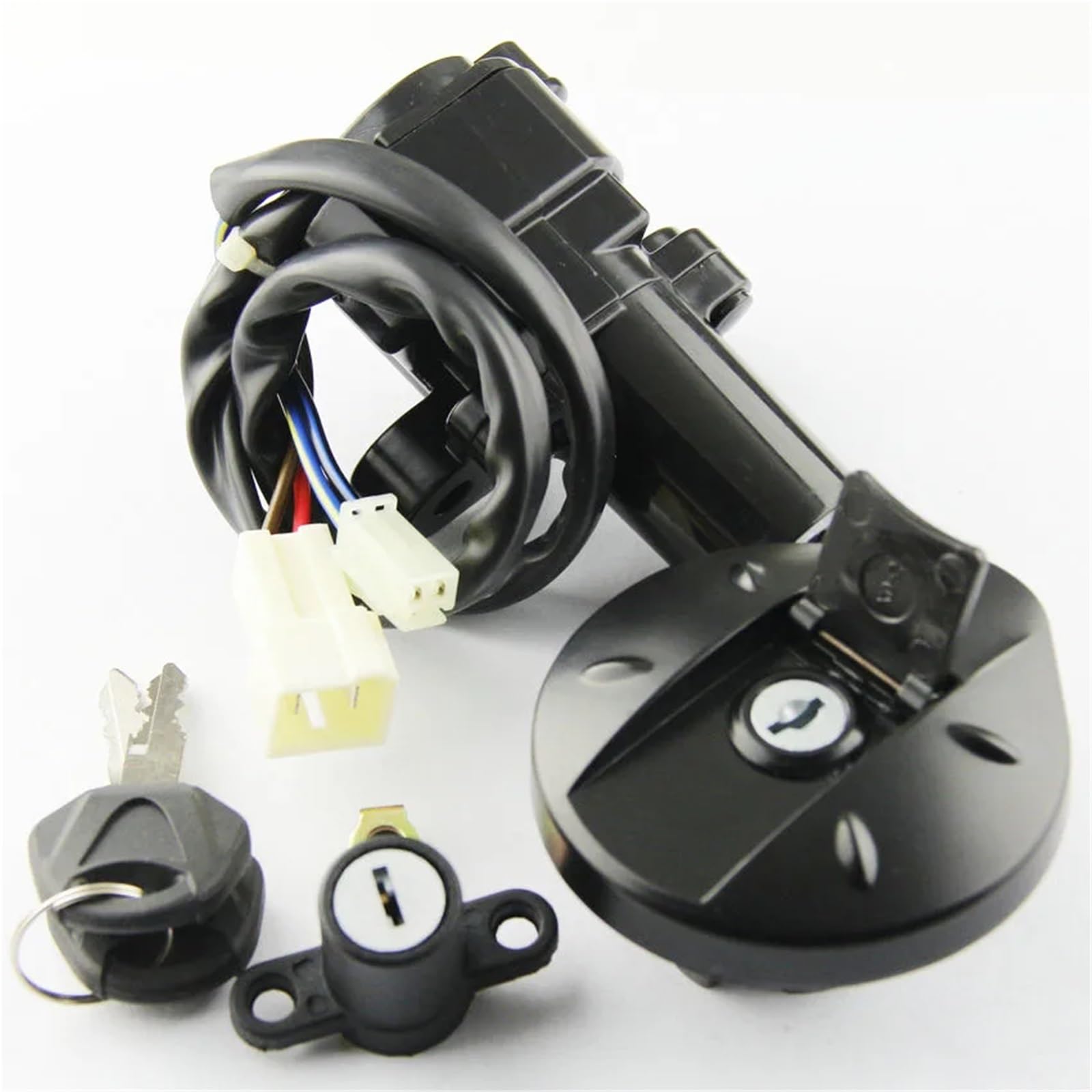 Interruptor de Control de Encendido Para XT660 XT660R XT660X 2004-2011/2014 Juego llaves bloqueo asiento motocicleta Kit tapa combustible interruptor encendido