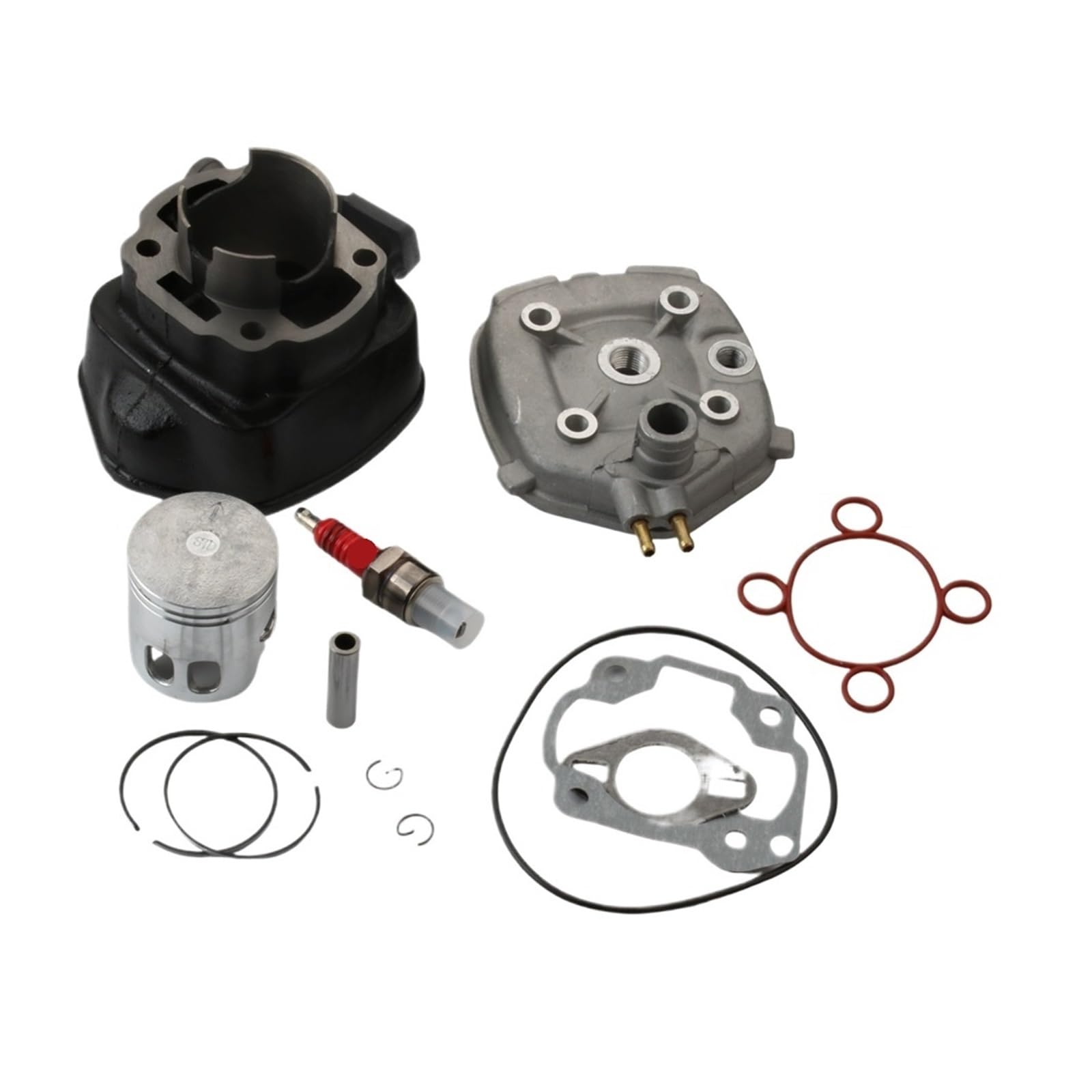 Kit cylindre 70cc 47mm haut de gamme pour moteur scooter 50cc 2T