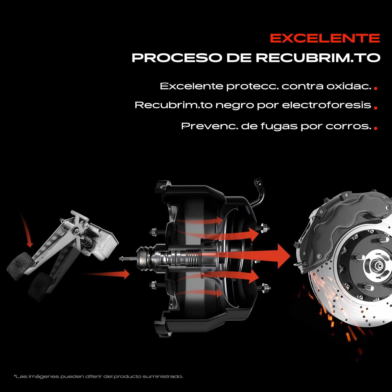 Frankberg Kit de reparación Servofreno Compatible con Golf IV 1J1 A3 8L1 Golf IV Variante 1J5 TT 8N3 TT R.o.a.d.s.t.e.r 8N9 Replace# 1J1614106D