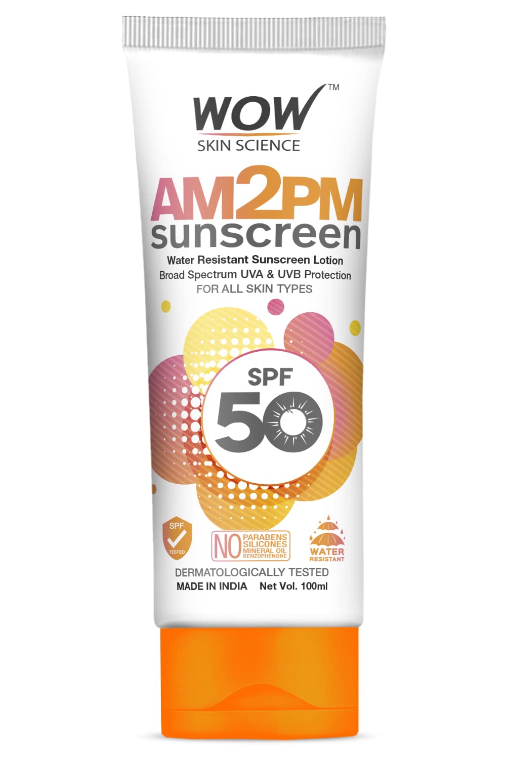 WOW Skin ScienceSPF-50 Sunscreen Lotion, 100 ml