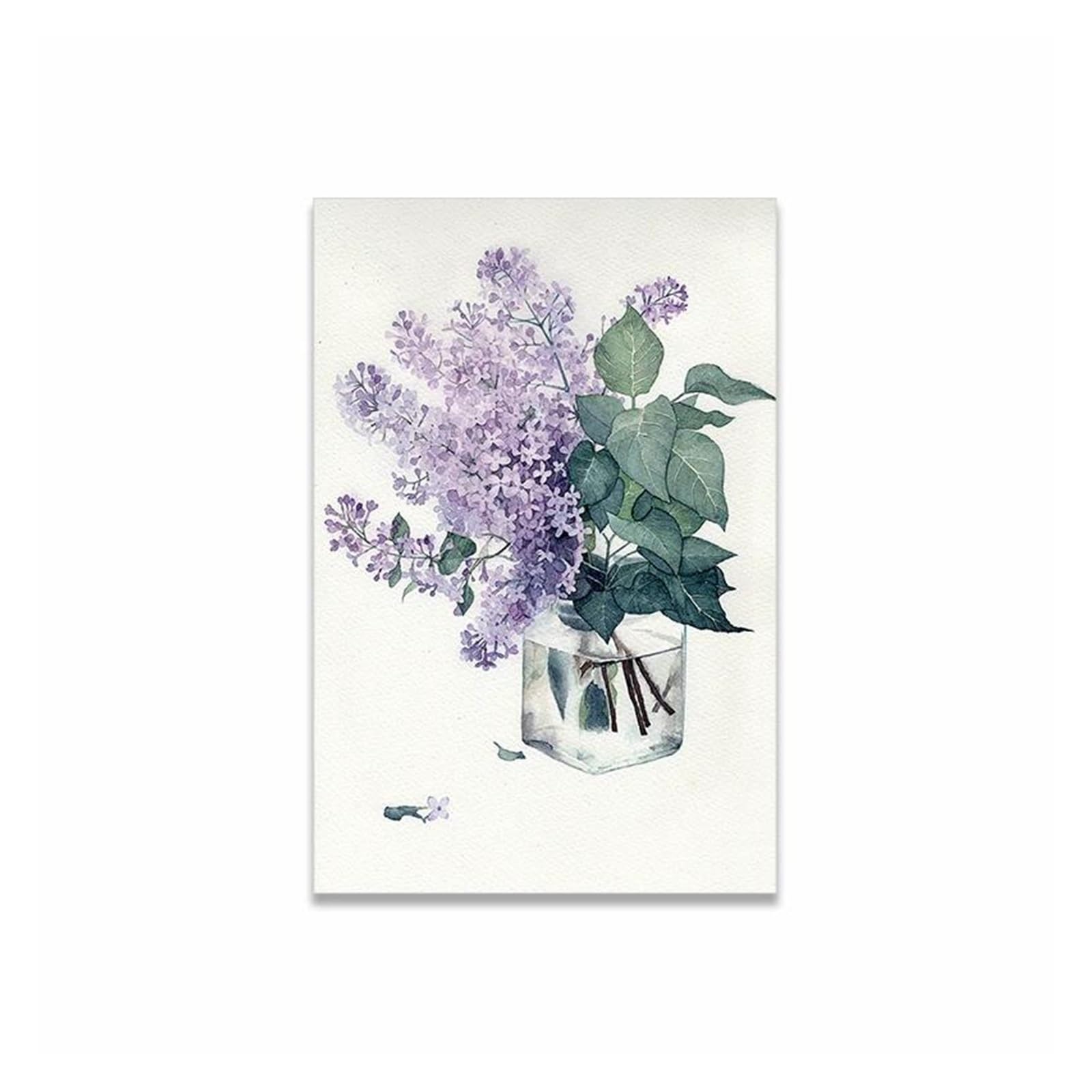 Tableau déco nature fleurs fraîches toile de salon haut de gamme