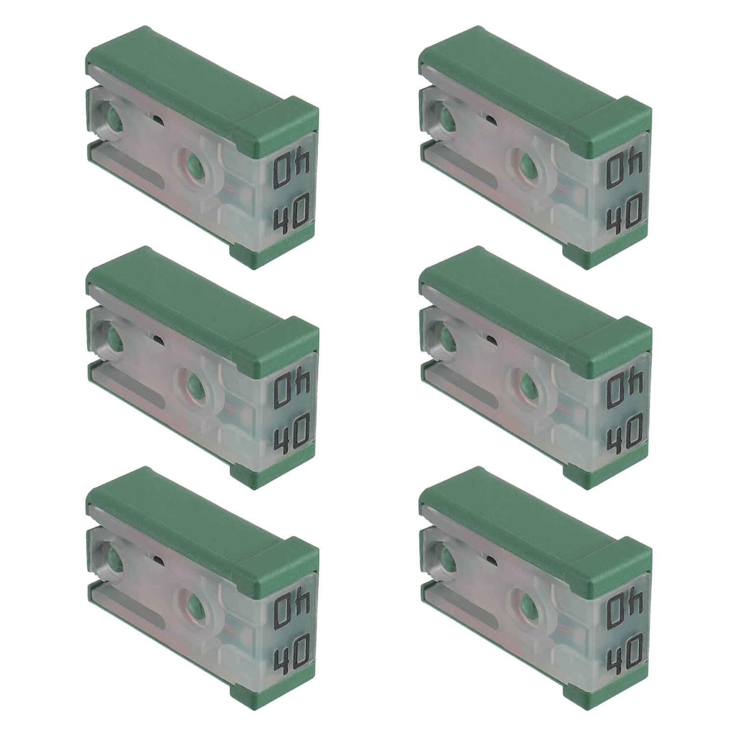 15A 20A 25A 30A 40A 50A 60A 32V Mini Slotted Automotive MCASE Shaped Cartridge Fuse Kit(Pack of 14pcs) — Amazon image 9