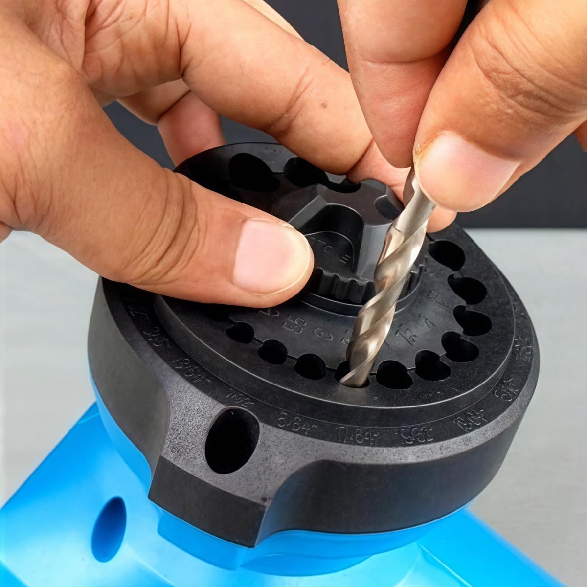 Afilador de brocas, afilador de brocas eléctricas para todas las brocas (1/8-15/32 pulgadas), amoladora multiusos con muela