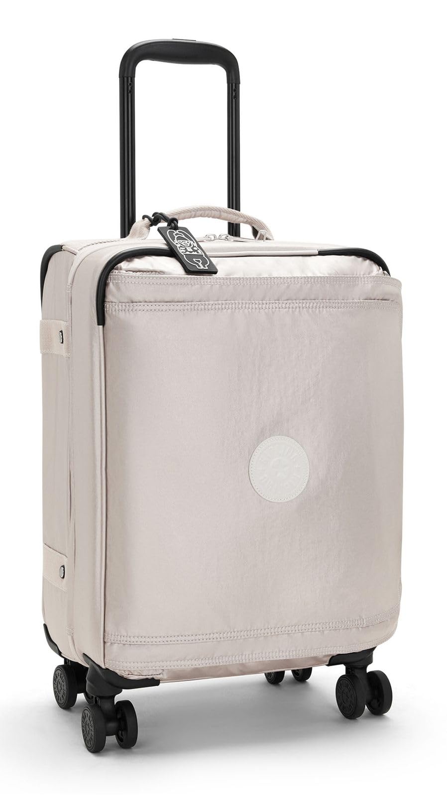Kipling Spontaneous S Equipaje con Ruedas de Cabina Pequeño, Equipaje de Mano, Metallic Glow (Plata)