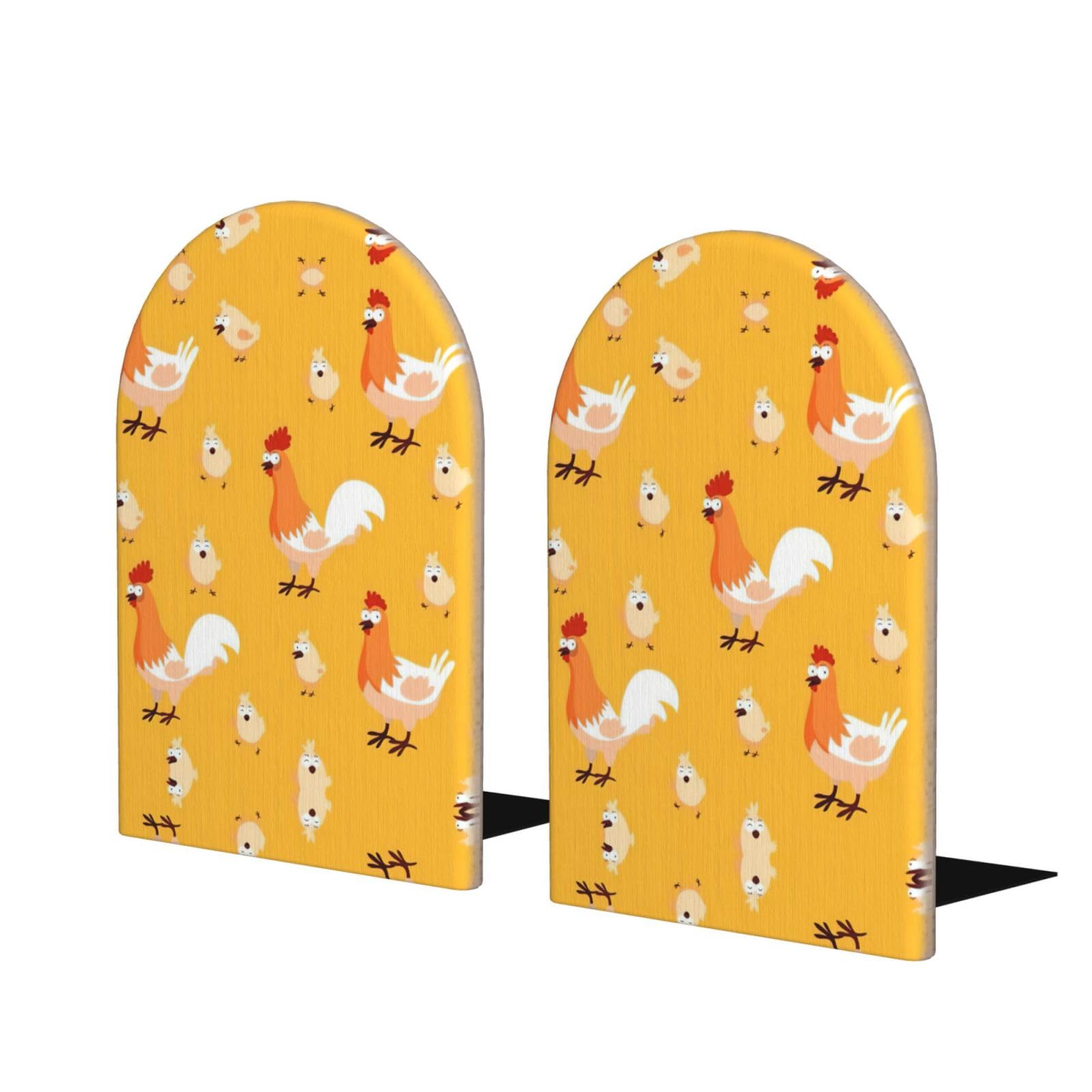 Serre-livres en bois poule pour ranger le salon et créer un coin lecture chaleureux chez soi