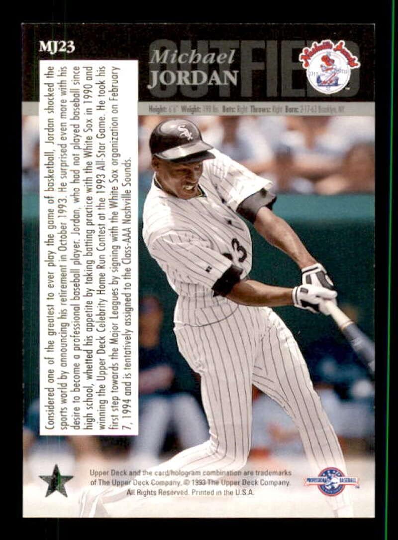 Michael Jordan SILVER Baseball Rookie Card 1994 Upper Deck Minors #MJ23