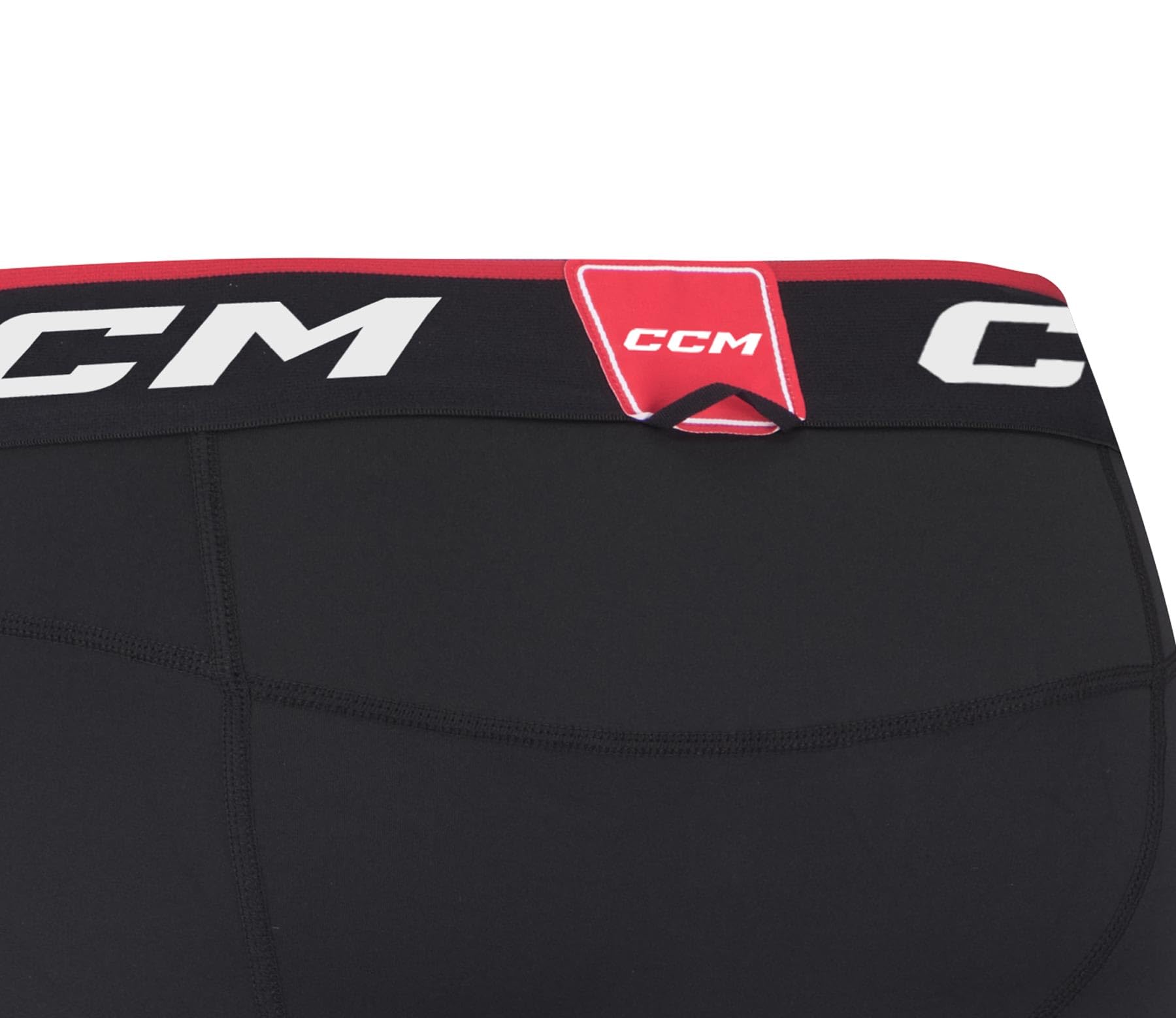 CCM Męskie spodenki kompresyjne z Jock, czarne, rozmiar: L, czarny, L