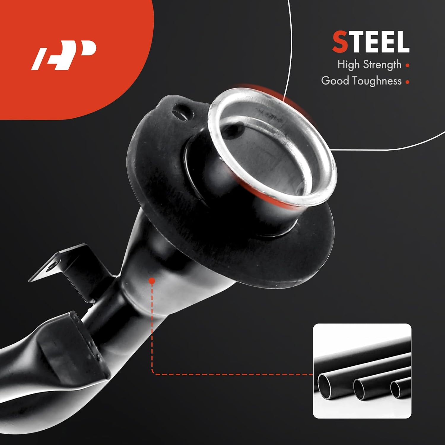 A-Premium Fuel Tank Filler Neck Pipe Hose Compatible with Mazda Protege 2001 Protege5 2002 2003 2.0L Petrol, Replace# BN5V42210A