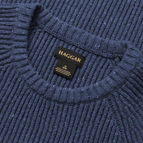 Haggar Mens Long Sleeve Raglan Crewneck Sweater4