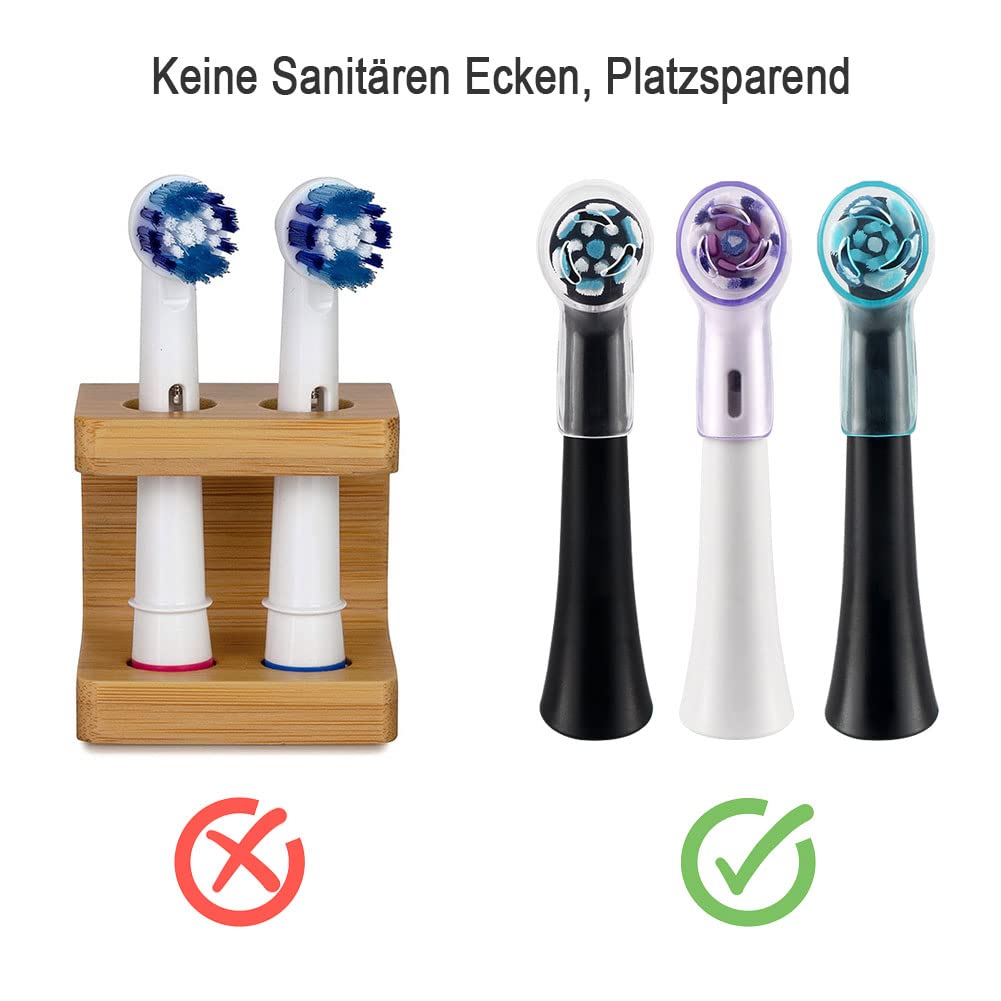 6 sztuk pokrowców na szczoteczki do zębów, kompatybilne z końcówkami Oral B IO, nakładka ochronna do IO, błyszczące białe, delikatne czyszczenie, przezroczyste