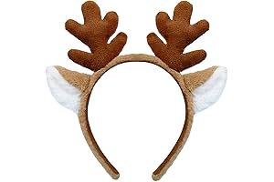 Deluxe Reindeer Antler Headband: Your Majestic Woodland Extravaganza