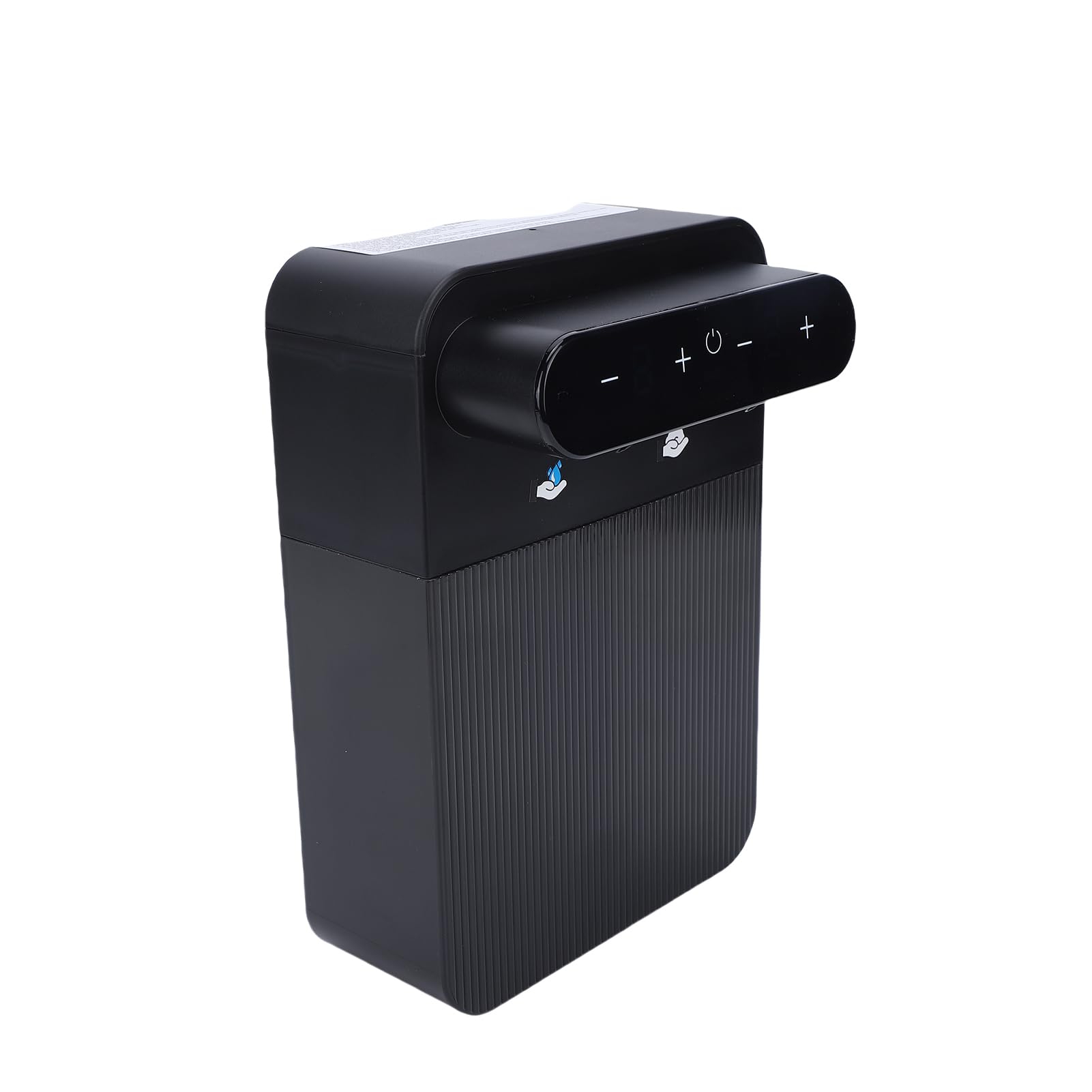 Dispenser di sapone da parete touchless, ricaricabile, capacità 400 ml, per cucina e bagno (liquido sinistro e schiuma destra)