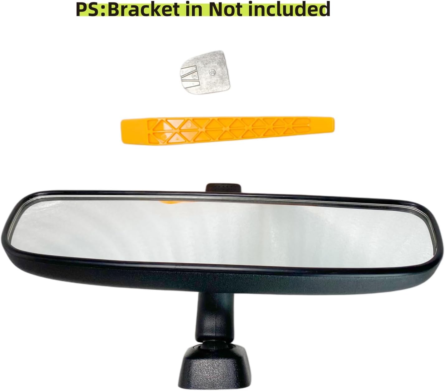 Inside Rear View Mirror for Toyota Hilux Vigo 2004-2014 Innova Vios Camry - Replacement Part 87810-06041 - Comes with Mounting Bracket & Pry Tool