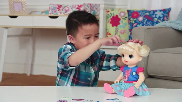 Muñeca Baby Alive Bebé Belleza Unicornio De 32.5 Cm – Juego De Baño Con Maquillaje Mágico Y Uñas Que Cambian De Color Con Agua Fría