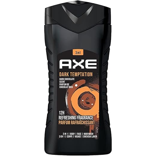 Axe Dark Temptation 3-in-1 Wash - Long Lasting - 400ml