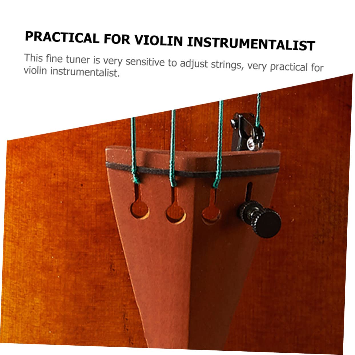 Vaguelly Geigenfeinstimmer Aus Messing Für 3/4-4/4 Geige Präziser Violinen String Einsteller Praktisches Geigenzubehör Für Anfänger Und Profis Einfache Bedienung Und Langlebig