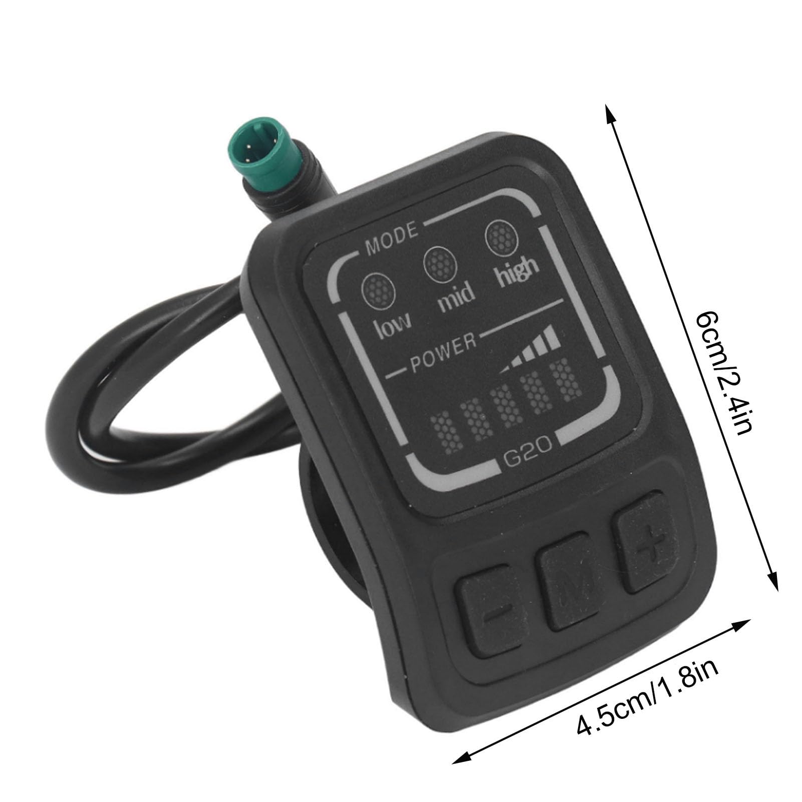 VGEBY G20 F Electric LED Display, Multiple Functions Display LED Display with Interface Cycling Computers for Electric Bikes, Scooter Electronics, VGEBY4he50gomgi